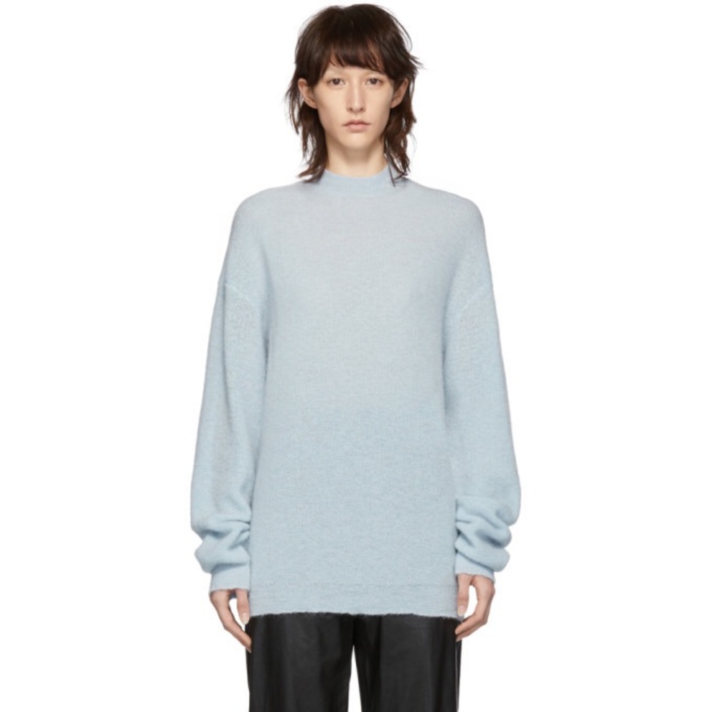 NWT Nanushka Blue Mohair Cloud Sweater